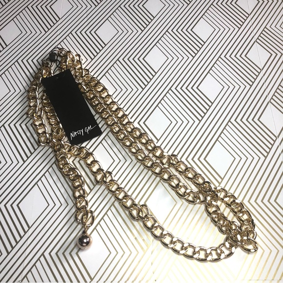 NWT Nasty Gold Link Belt - Picture 4 of 4